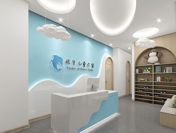 深圳200平兒童培訓機構裝修效果圖
