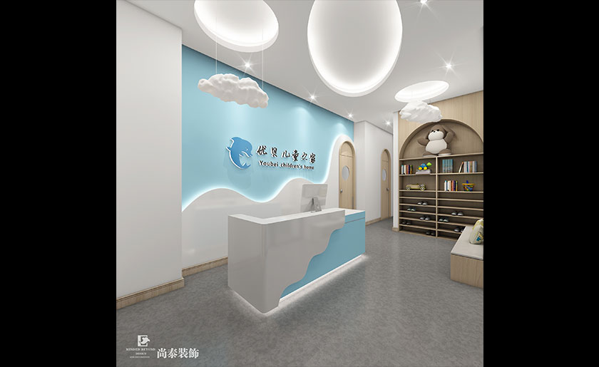 深圳200平兒童培訓機構裝修效果圖