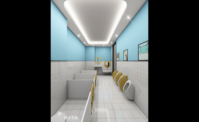 深圳200平兒童培訓機構裝修效果圖