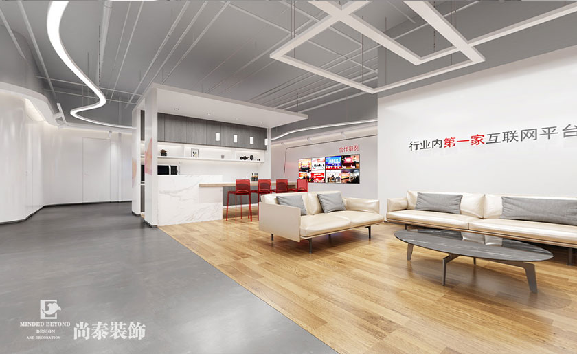 深圳科技公司800平展廳設計效果圖