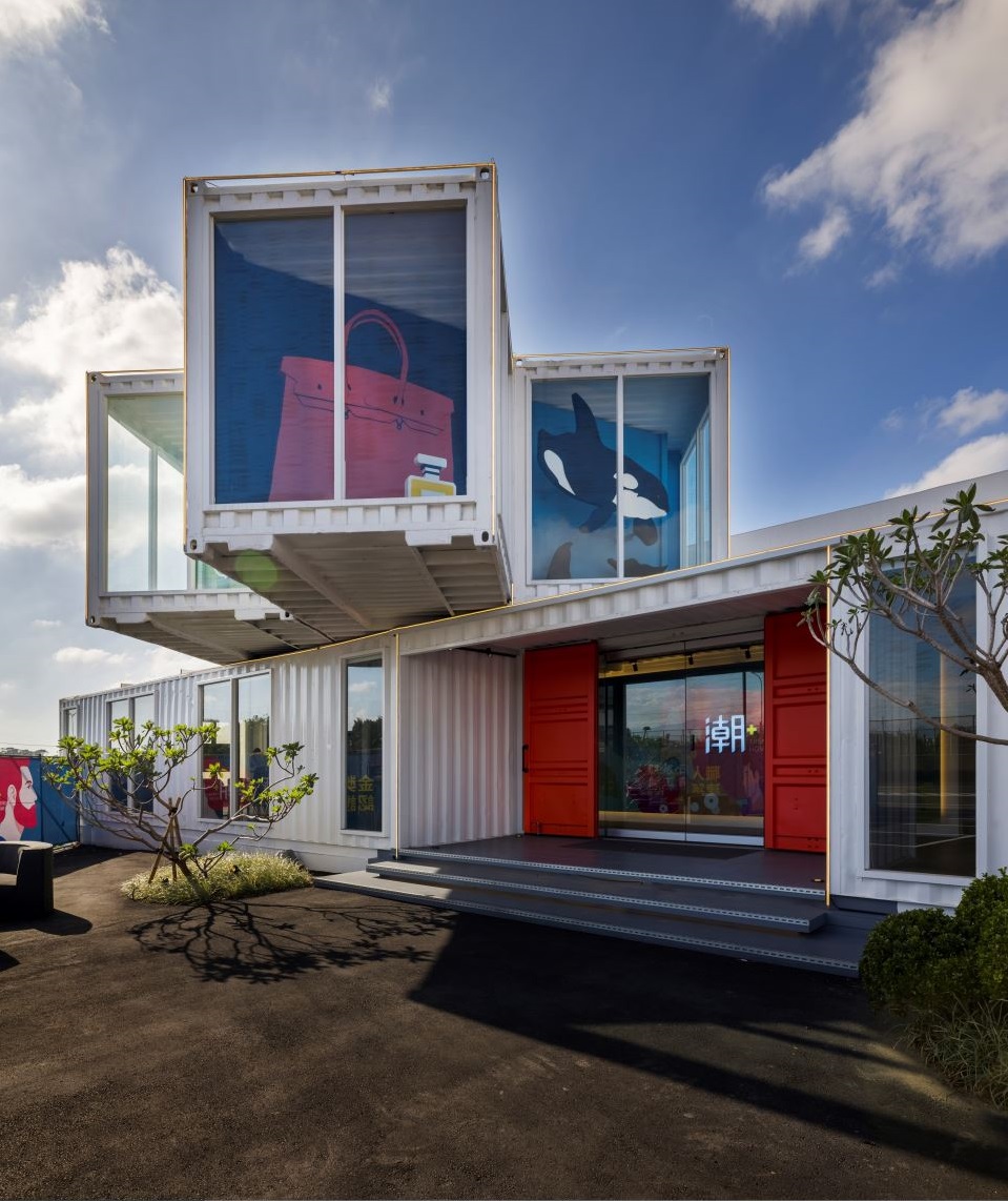 商業(yè)空間設(shè)計(jì):啟動(dòng)城市想像力!貨柜屋化身建筑版變形金剛