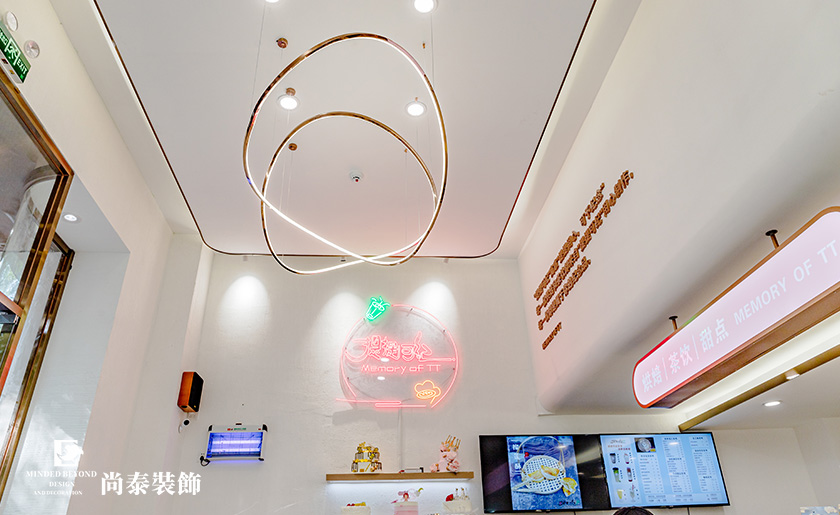 100平米時尚輕奢烘培店裝修實景案例 | 提提可紀