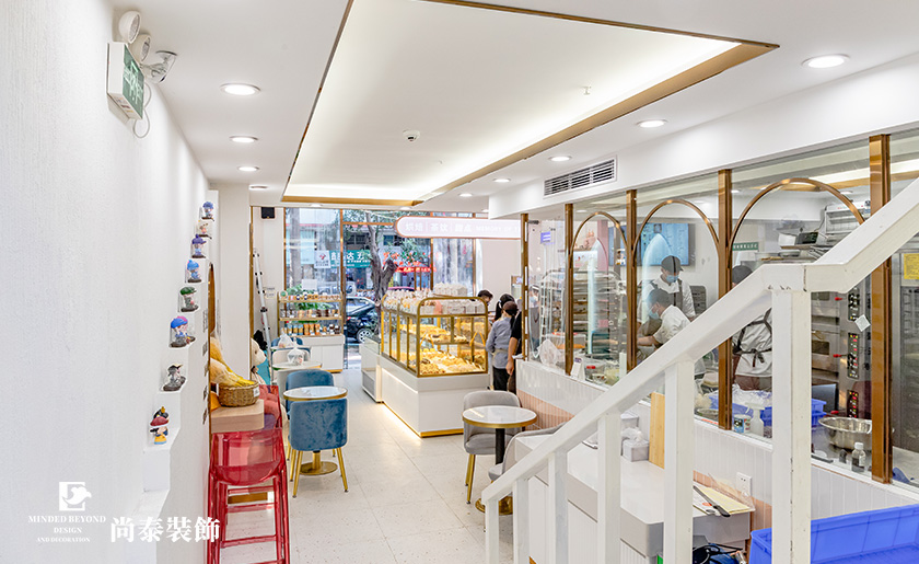 100平米時尚輕奢烘培店裝修實景案例 | 提提可紀