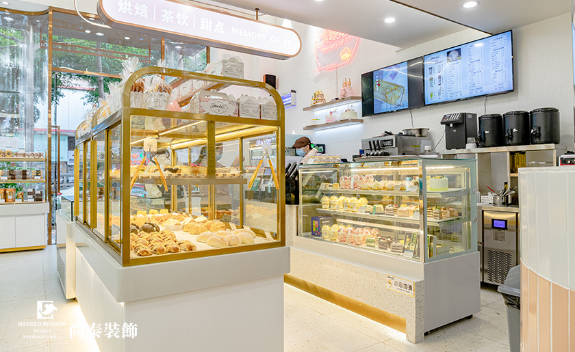 100平米時尚輕奢烘培店裝修實景案例 | 提提可紀