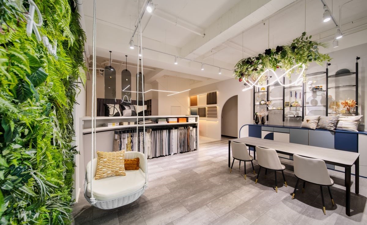 商業空間設計:你看到的，都可以是家的模樣！跟著植生墻、浪漫吊椅走出專屬的美好花路
