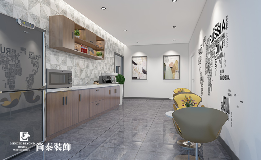 1500平米建筑公司深圳辦公室裝修設計案例 | 華與建設