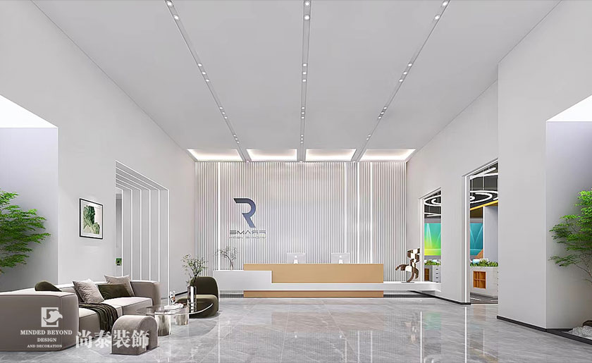 1200平米機器視覺科技公司辦公室裝修設計案例 | 富瑞姆