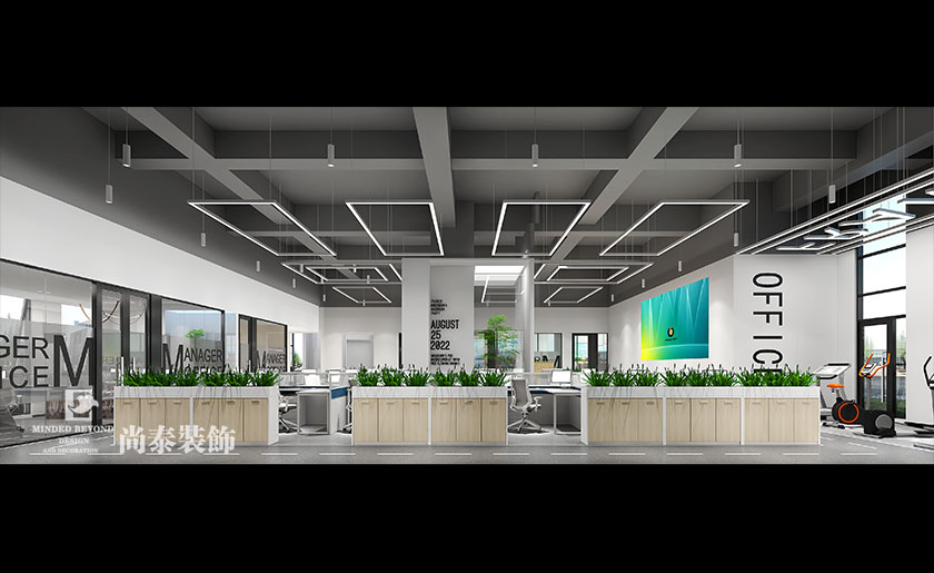1200平米機器視覺科技公司辦公室裝修設計案例 | 富瑞姆