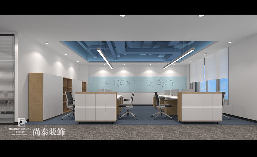 600平米知名證券公司辦公室裝修設計 | 金證科技
