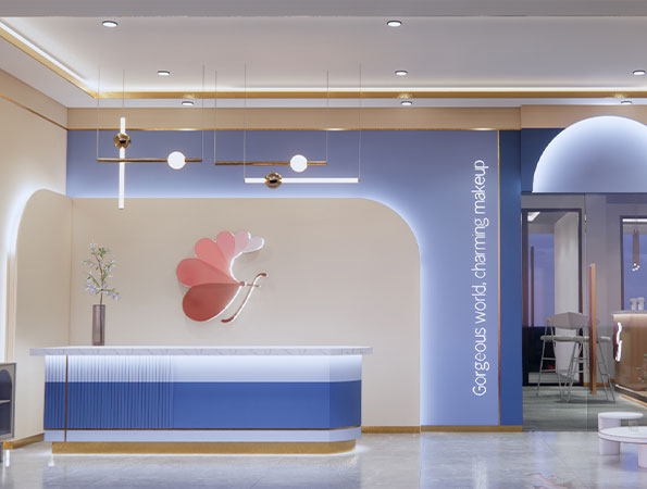 120平米美容美業教育培訓機構門店裝修設計