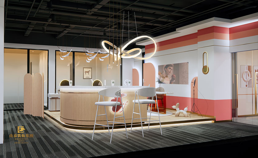 120平米美容美業教育培訓機構門店裝修設計