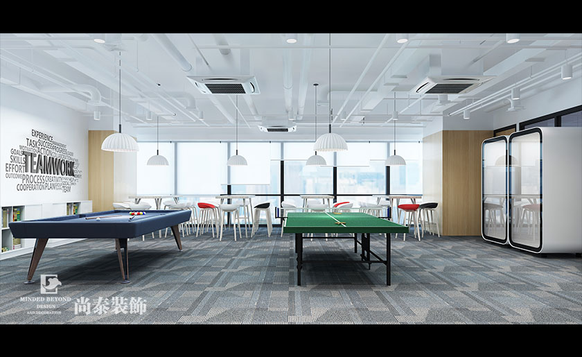 500平米咨詢公司寫字樓辦公室裝修設計