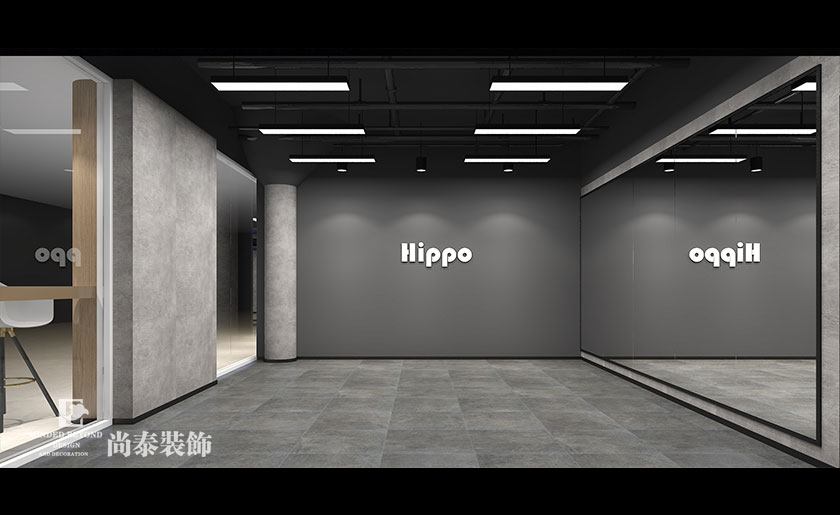 深圳龍崗500平米工業風舞蹈室舞蹈培訓機構裝修設計效果圖