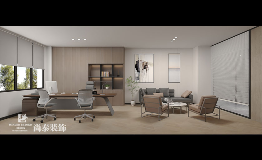 20000平米科技制造公司辦公樓辦公室和廠房裝修設計案例