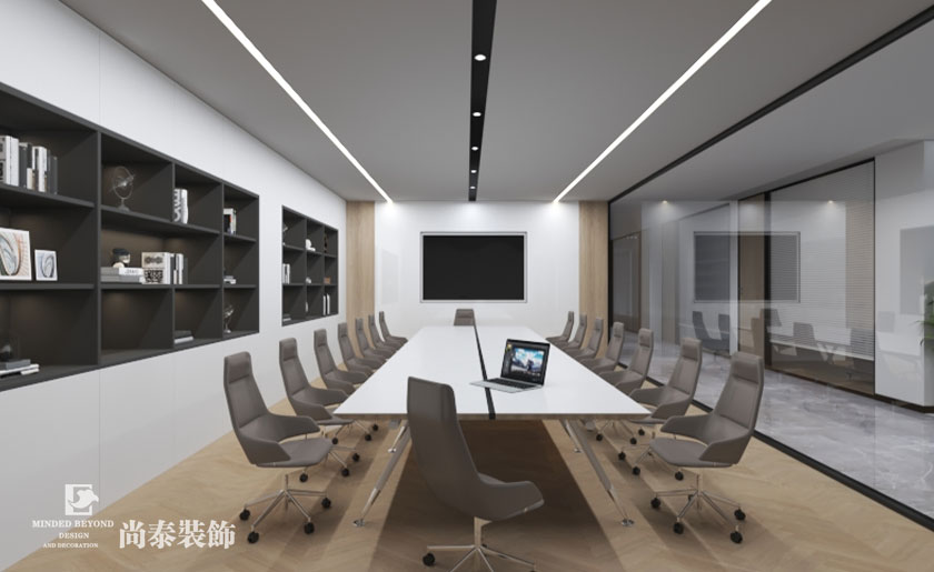 20000平米科技制造公司辦公樓辦公室和廠房裝修設計案例