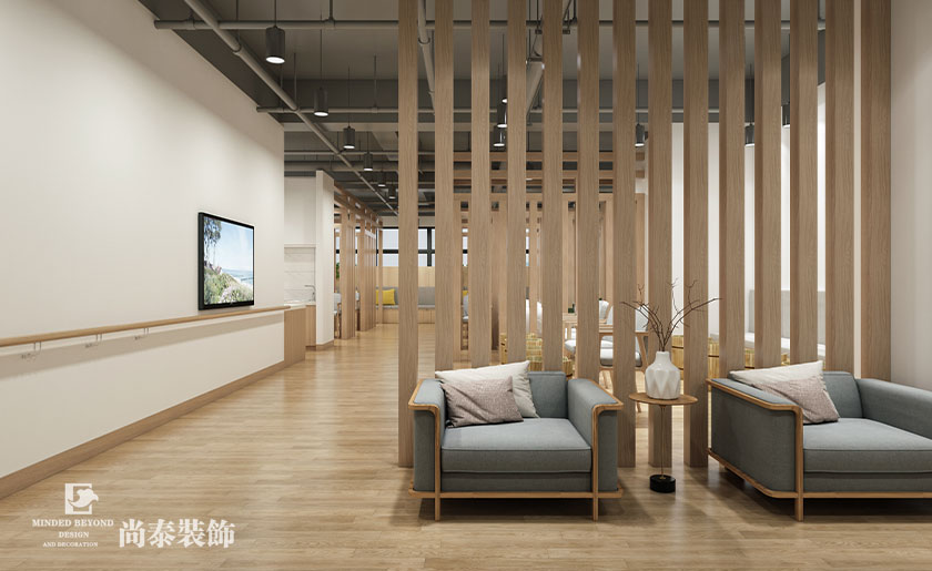 養老院裝修:深圳福田300平米老人照料中心