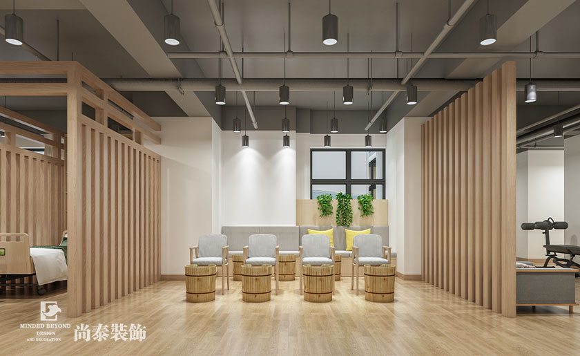 養老院裝修:深圳福田300平米老人照料中心