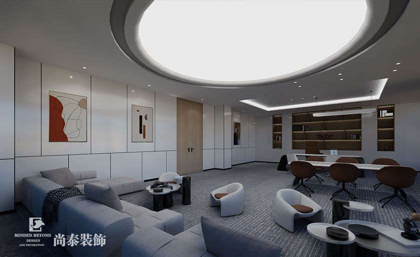 深圳坪山深福?？萍忌鷳B園大型生物醫療公司4600平米辦公樓辦公室設計