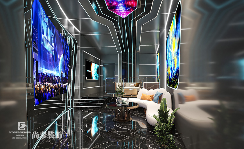 深圳寶安480平米KTV娛樂會(huì)所設(shè)計(jì)裝修案例