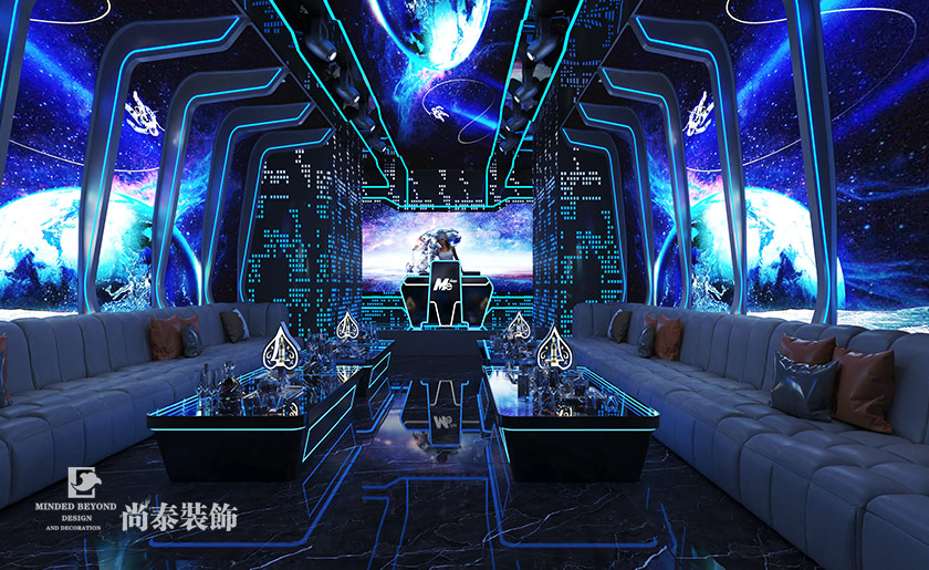 深圳寶安480平米KTV娛樂會(huì)所設(shè)計(jì)裝修案例