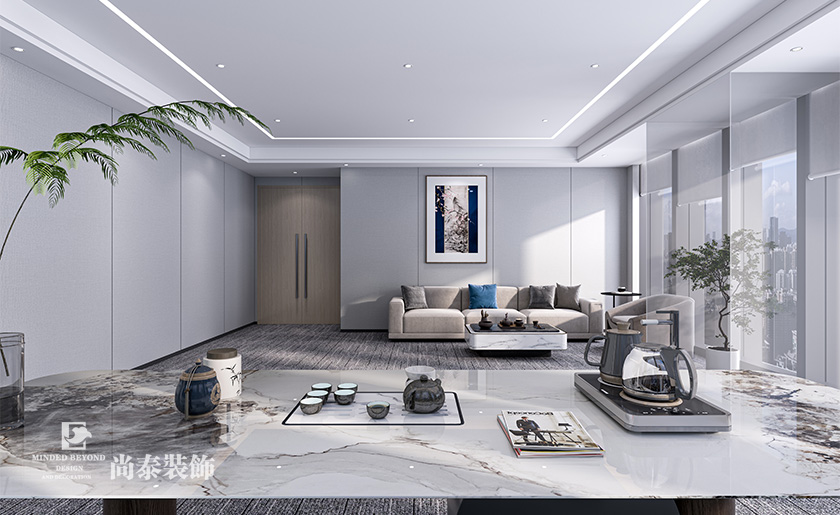 深圳前海950平米電商公司寫字樓辦公室裝修設計案例