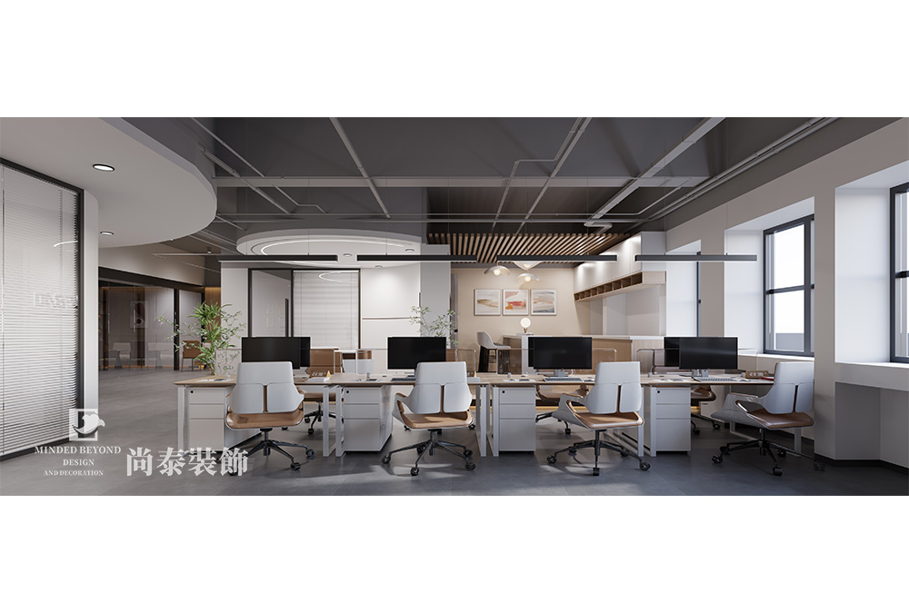 寫字樓裝修:360平米深圳影音科技公司辦公室改造裝修設計