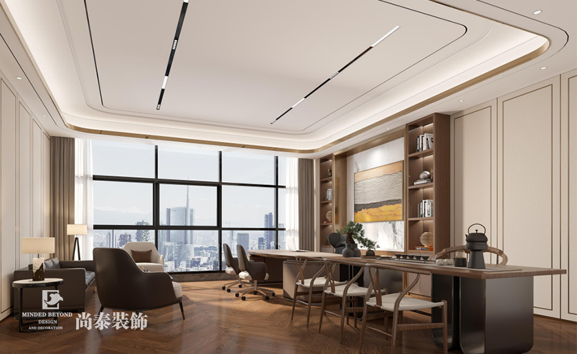 廠房辦公室設(shè)計(jì):1400平米激光設(shè)備公司東莞辦公樓廠房辦公室裝修