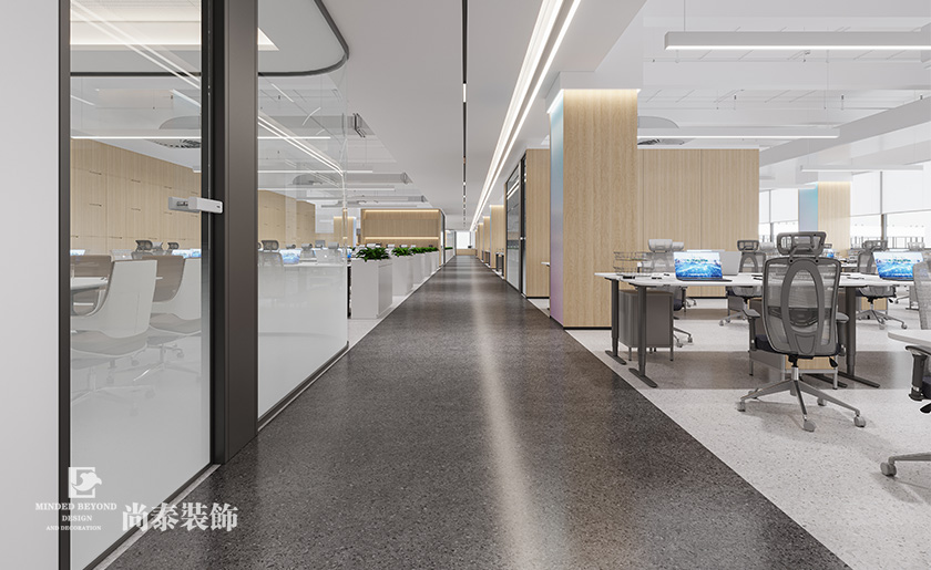 辦公樓裝修:東莞11000平米大型上市公司總部大廈辦公室設(shè)計(jì)裝修