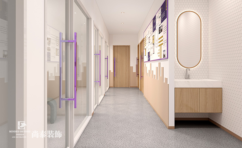 培訓(xùn)機(jī)構(gòu)裝修設(shè)計(jì):深圳福田300平米兒童專注力教育