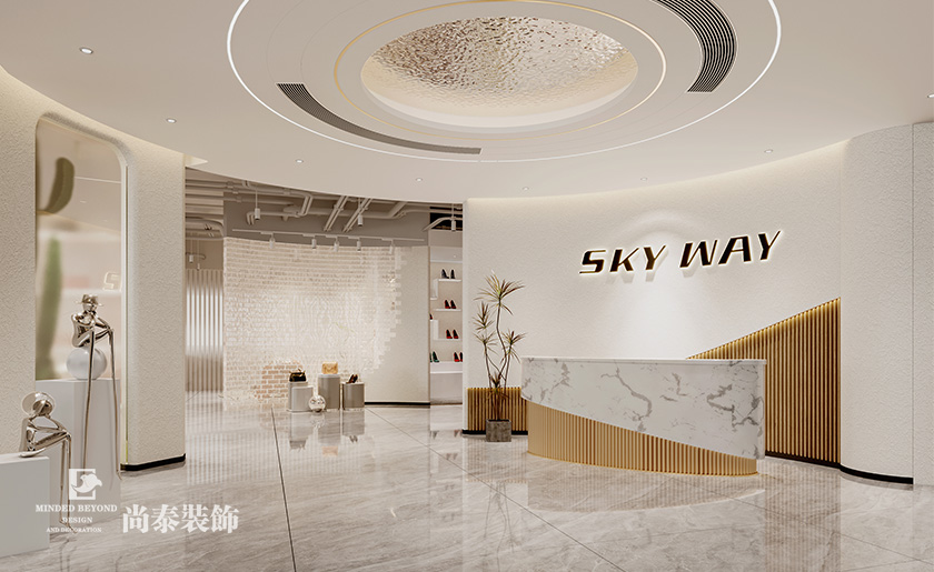 辦公室裝修:深圳福田女鞋外貿(mào)公司230平米寫字樓辦公室設(shè)計(jì)