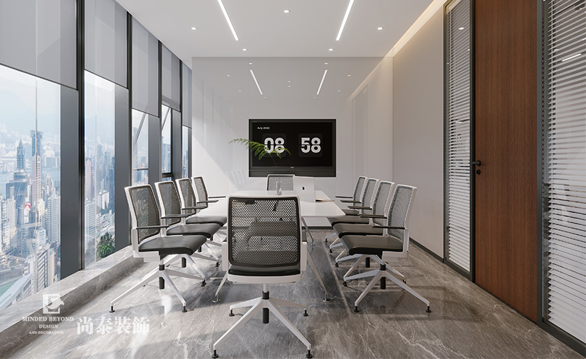 深圳福田辦公室裝修:漢國(guó)中心220平米科技公司寫字樓辦公室設(shè)計(jì)