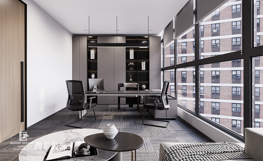 500平米深圳光明招商局智慧園科技企業辦公室車間設計裝修