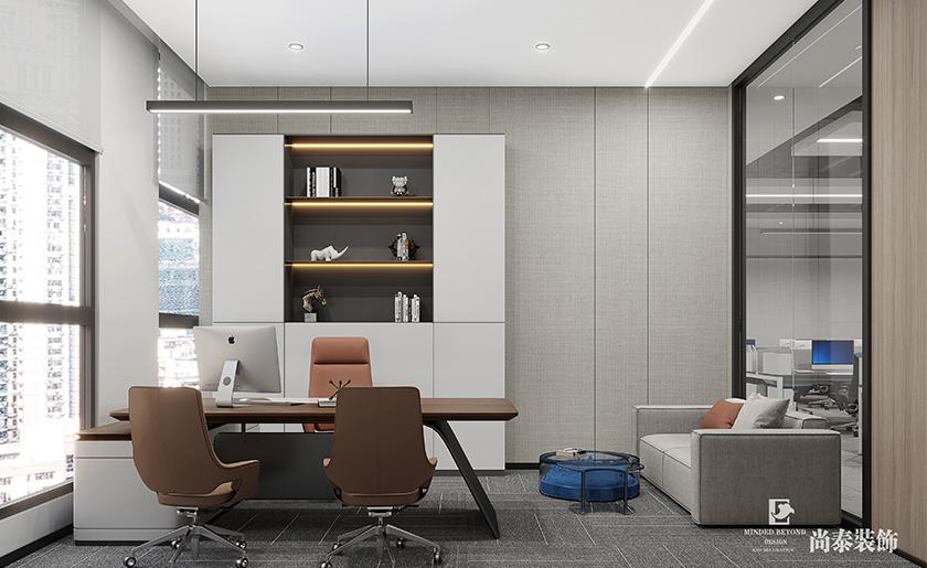 深圳公司裝修:350平米光明招商局科技園醫(yī)療科技公司辦公室和車間設(shè)計裝修