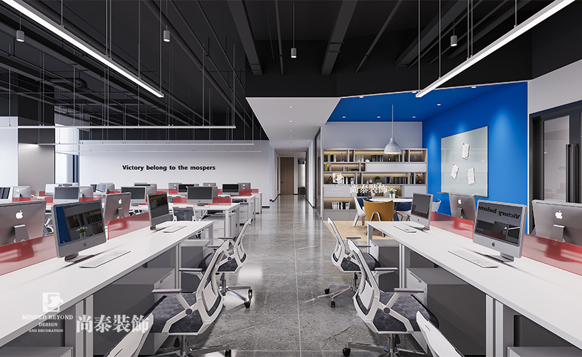 深圳光明特區(qū)建發(fā)樂府廣場800平米電子產(chǎn)品科技公司寫字樓辦公室裝修設(shè)計(jì)