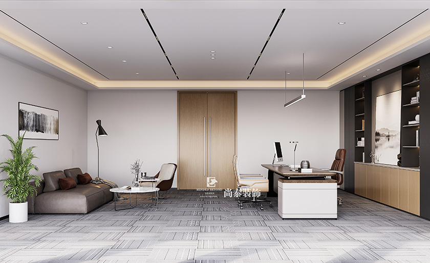 深圳光明特區(qū)建發(fā)樂府廣場800平米電子產(chǎn)品科技公司寫字樓辦公室裝修設(shè)計(jì)