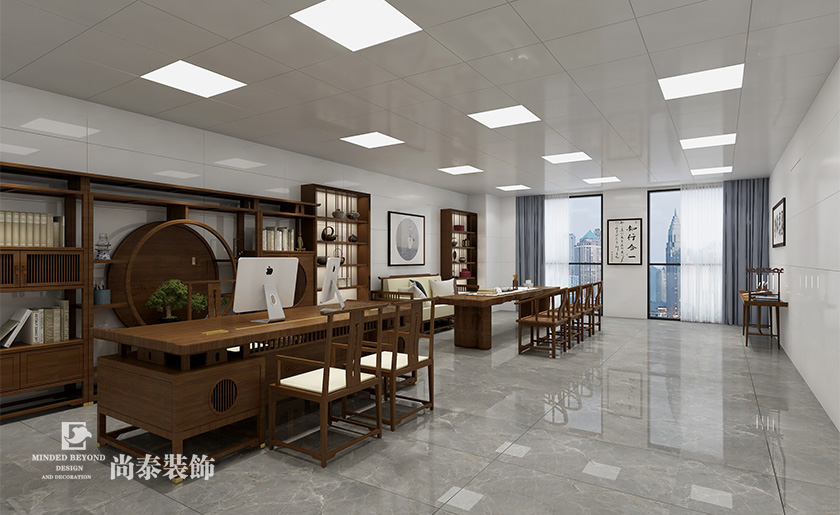 深圳光明盛薈紅星創(chuàng)智廣場(chǎng)900平米電子公司寫字樓辦公室裝修設(shè)計(jì)案例