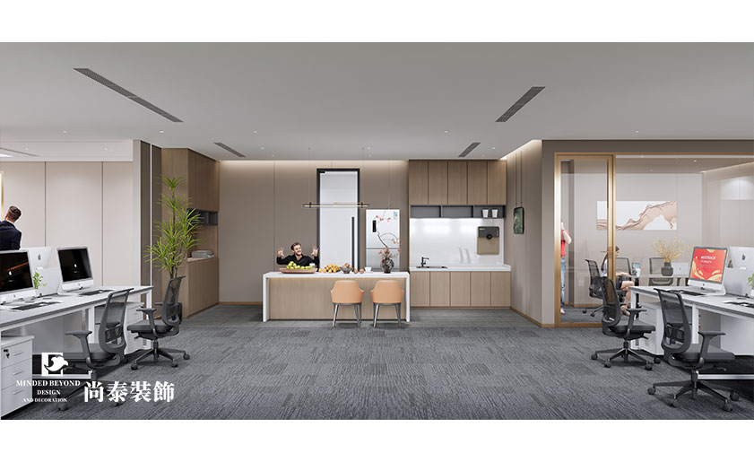 深圳南山華潤置地大廈300平米資本管理公司寫字樓辦公室裝修設計