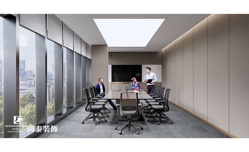 深圳南山華潤置地大廈300平米資本管理公司寫字樓辦公室裝修設計