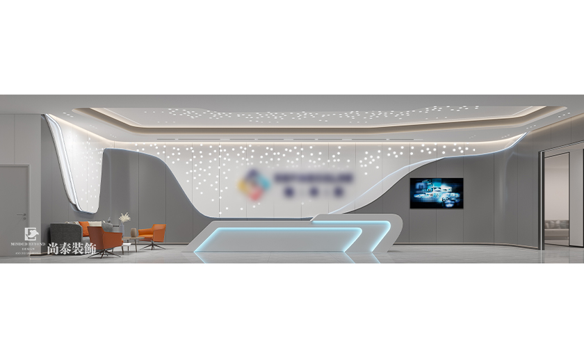 東莞天安深創谷3800平米科技公司廠房辦公室裝修設計案例