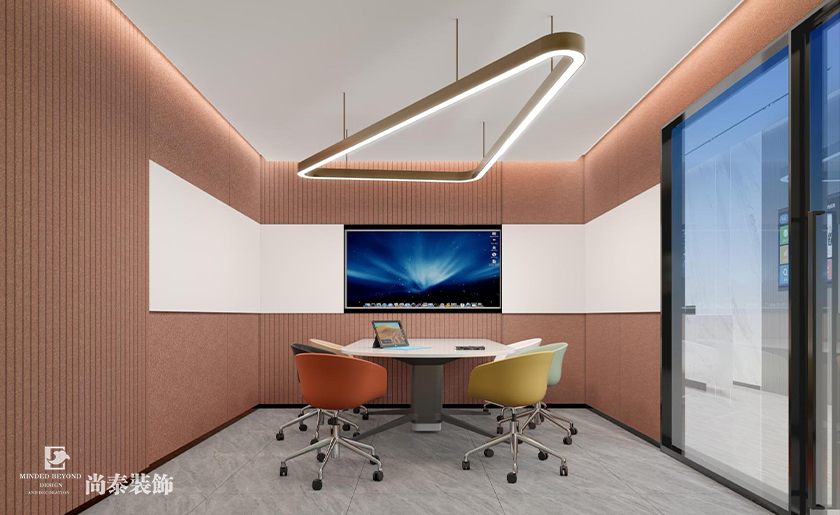 東莞天安深創谷3800平米科技公司廠房辦公室裝修設計案例