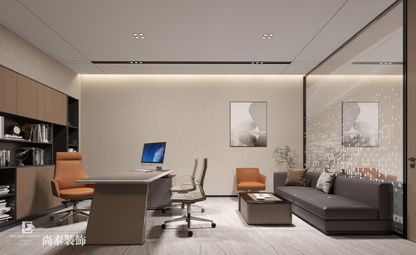 東莞天安深創谷3800平米科技公司廠房辦公室裝修設計案例