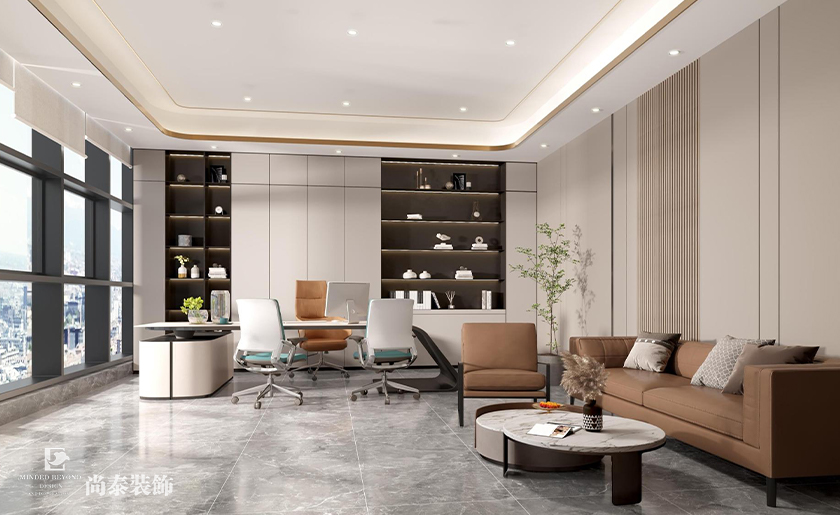 東莞天安深創谷3800平米科技公司廠房辦公室裝修設計案例