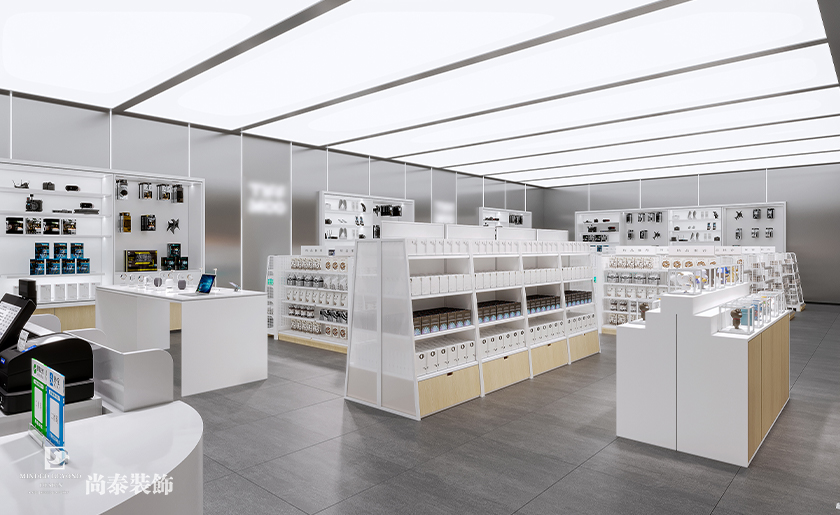 120平米簡約時尚商場店鋪裝修設計案例