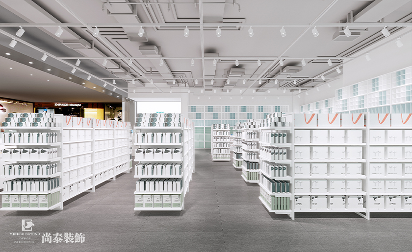 120平米簡約時尚商場店鋪裝修設計案例