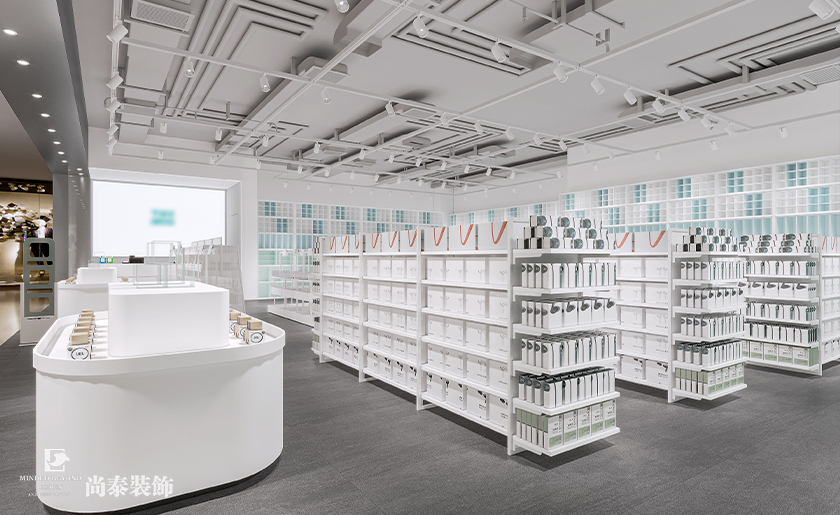 120平米簡約時尚商場店鋪裝修設計案例