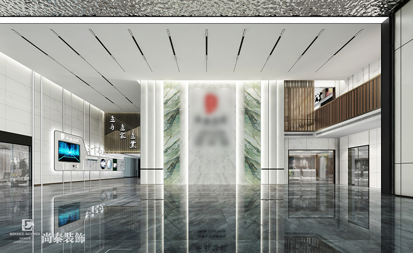 惠州2000平米共享辦公樓辦公室裝修設計案例