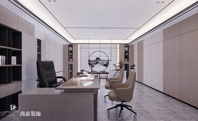 惠州2000平米共享辦公樓辦公室裝修設計案例