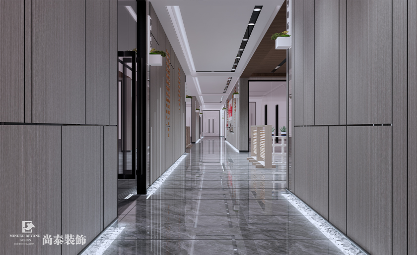 惠州2000平米共享辦公樓辦公室裝修設計案例