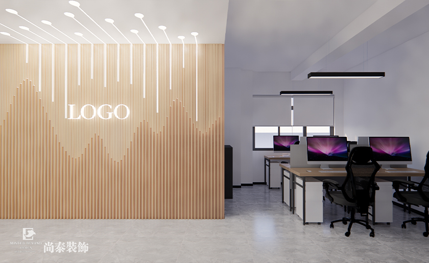 惠州2000平米共享辦公樓辦公室裝修設計案例