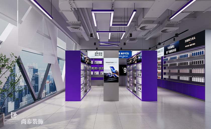 深圳龍華華南數(shù)字谷1200平米智能科技公司辦公室裝修設(shè)計(jì)案例